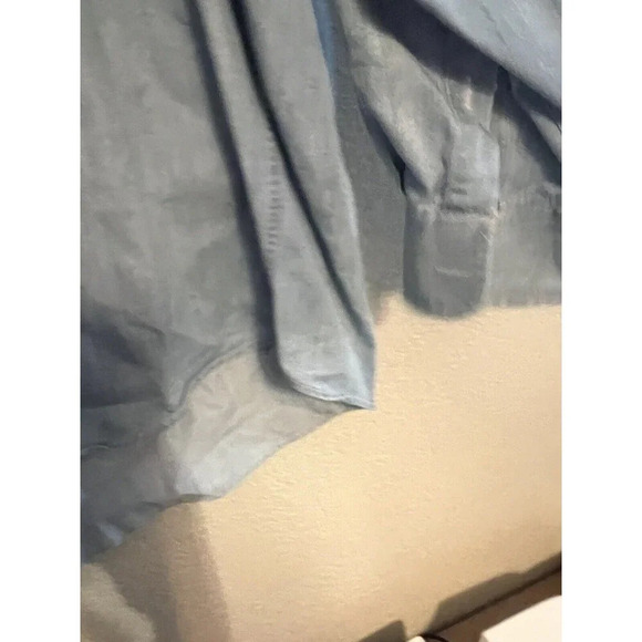Chaps Ralph Lauren denim shirt men's XL extra large blue long sleeve Vintage - Picture 11 of 12